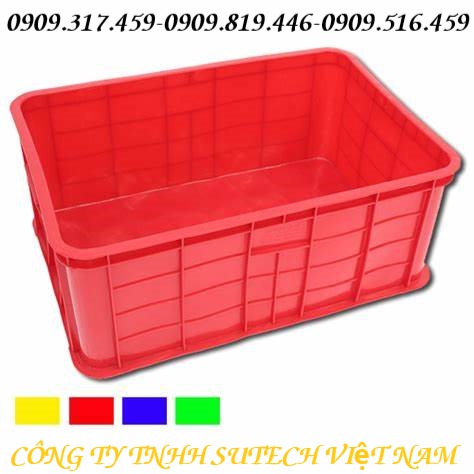 Sóng nhựa đặc, sóng nhựa công nghiệp, thùng nhựa chữ nhật