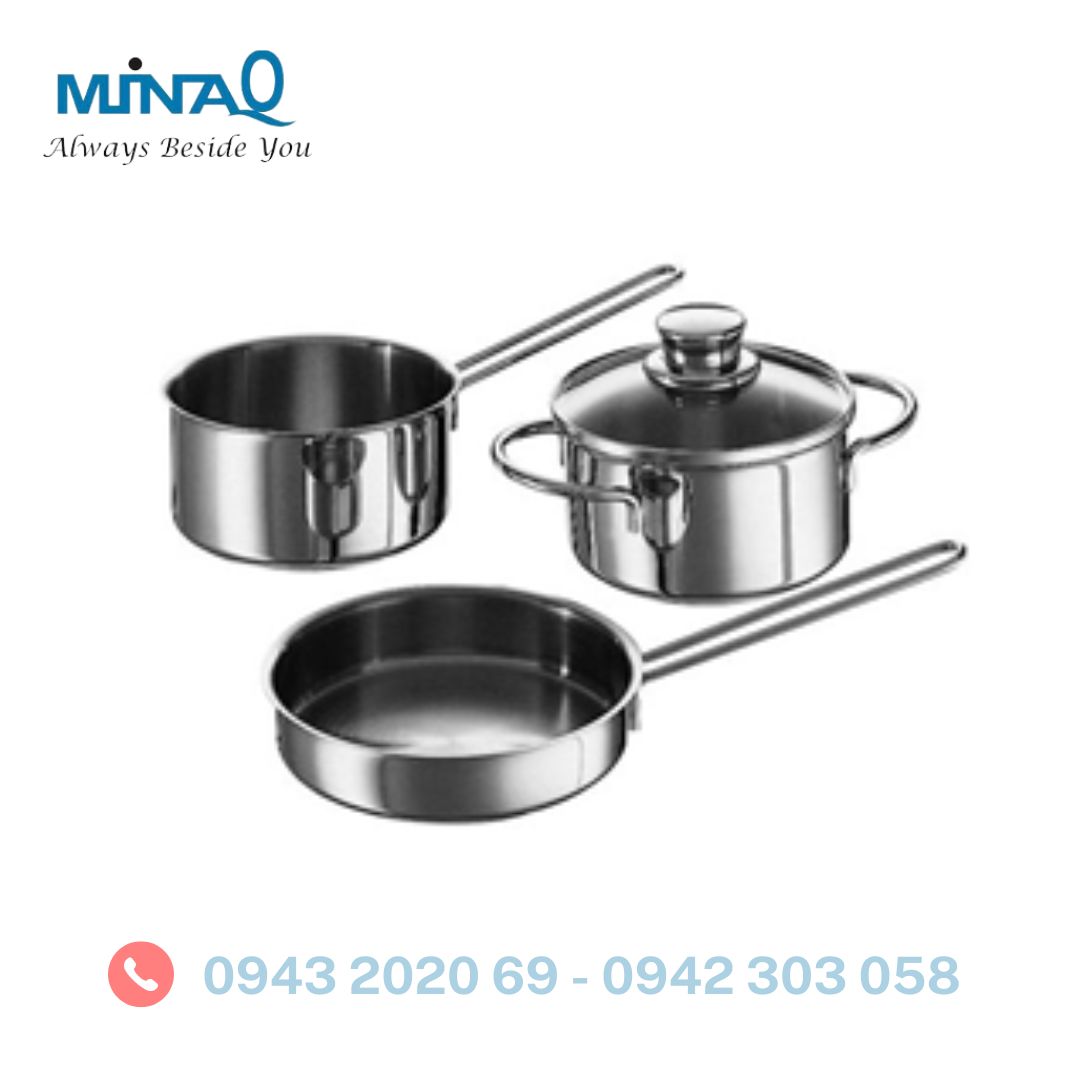 Nồi nấu nước sốt bằng inox cao cấp có nắp