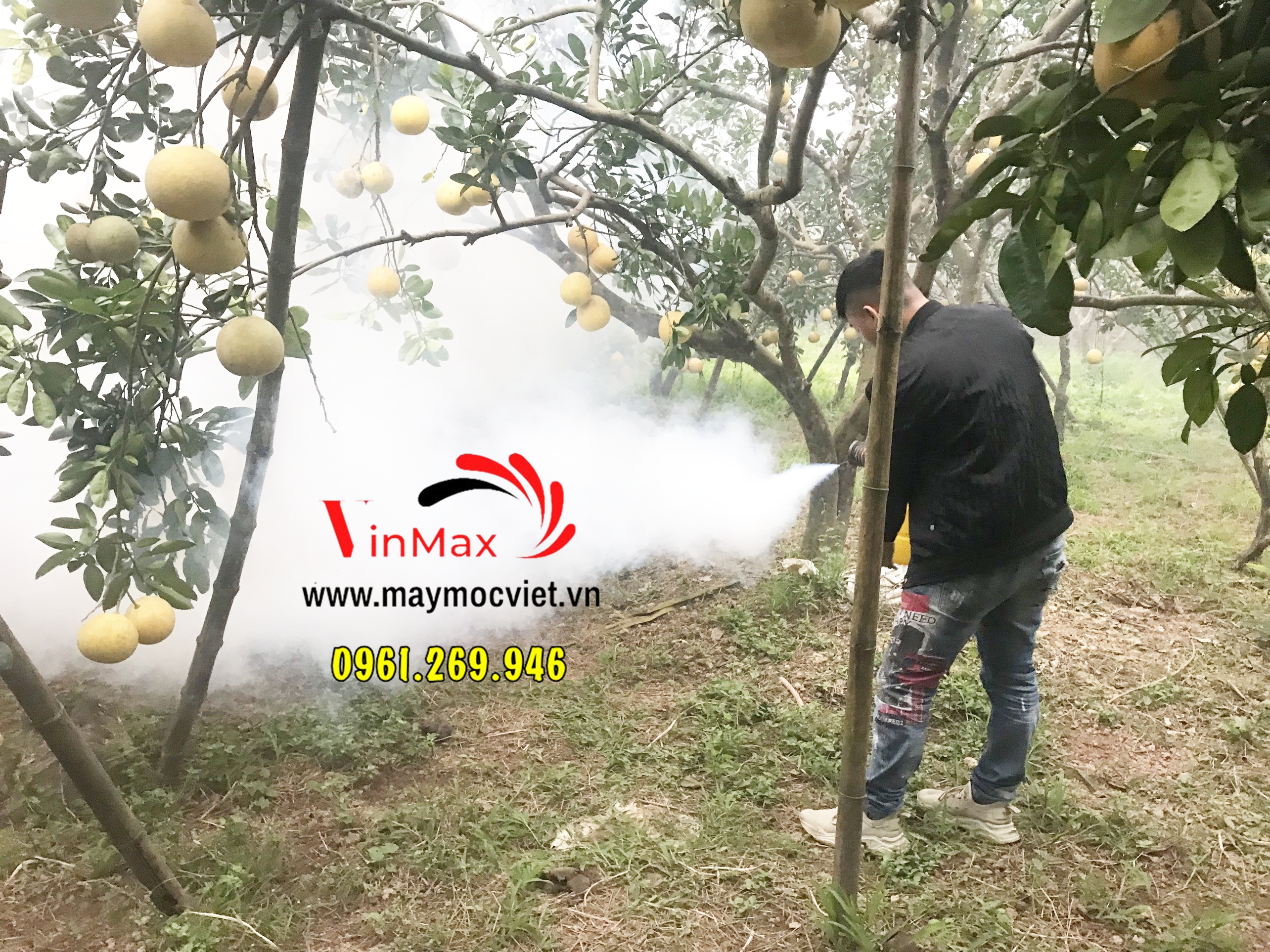 Máy phun khói mini cầm tay diệt côn trùng Super Gold 3000