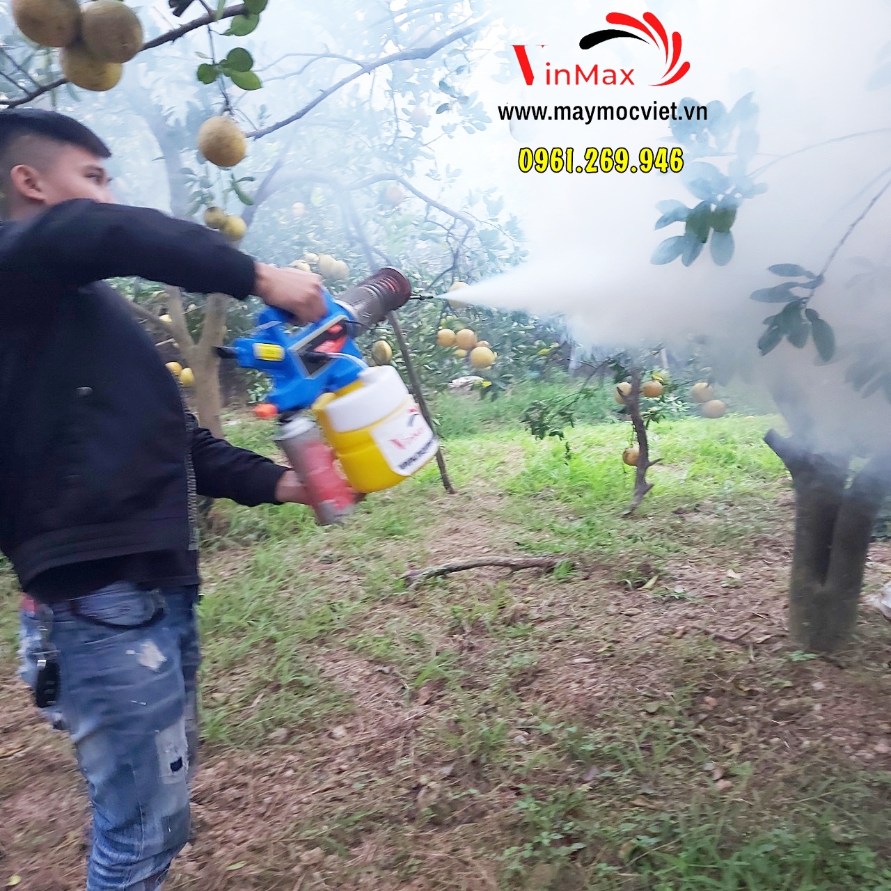 Máy phun khói mini cầm tay diệt côn trùng Super Gold 3000