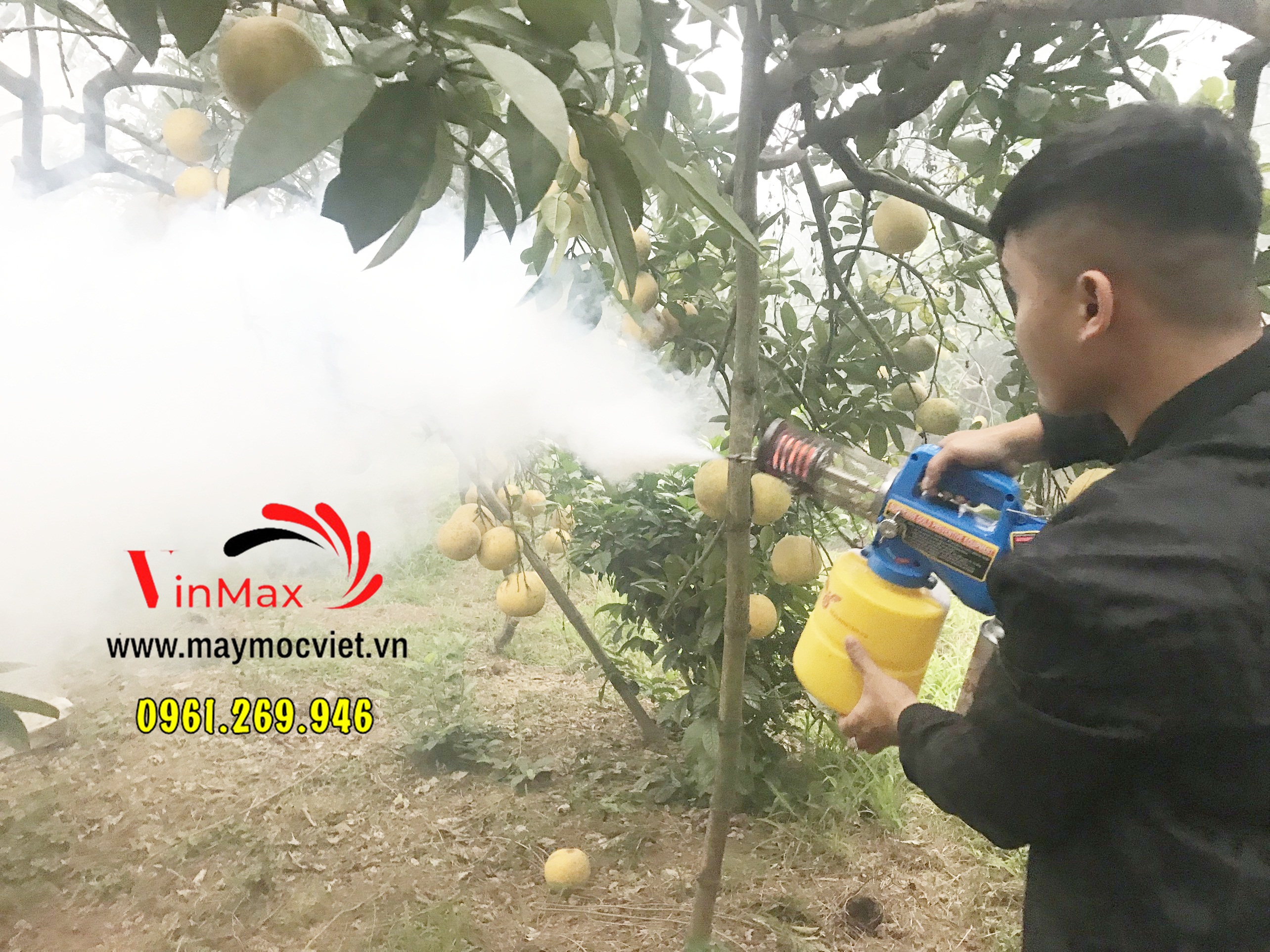 Máy phun khói mini cầm tay diệt côn trùng Super Gold 3000