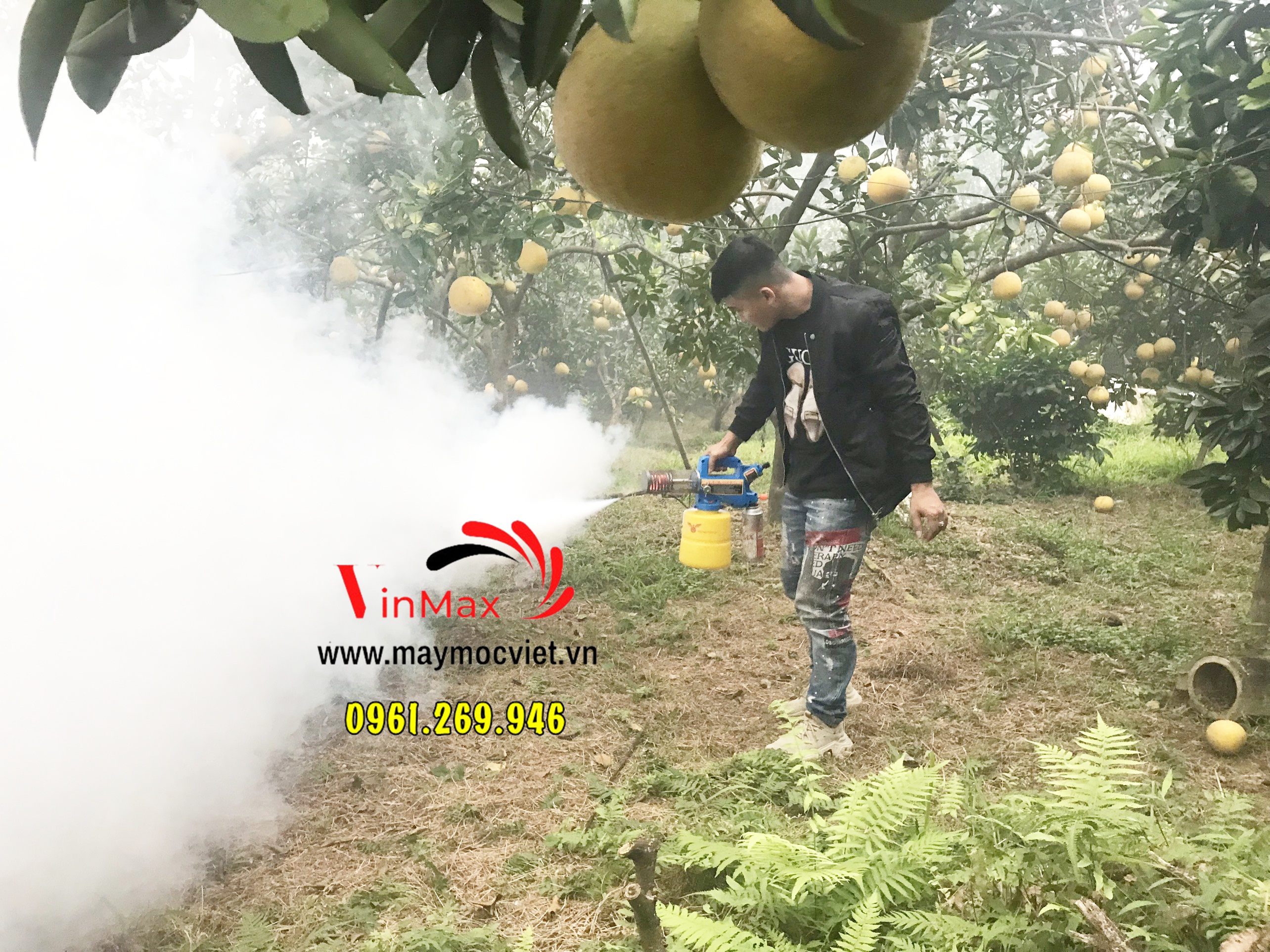 Máy phun khói mini cầm tay diệt côn trùng Super Gold 3000