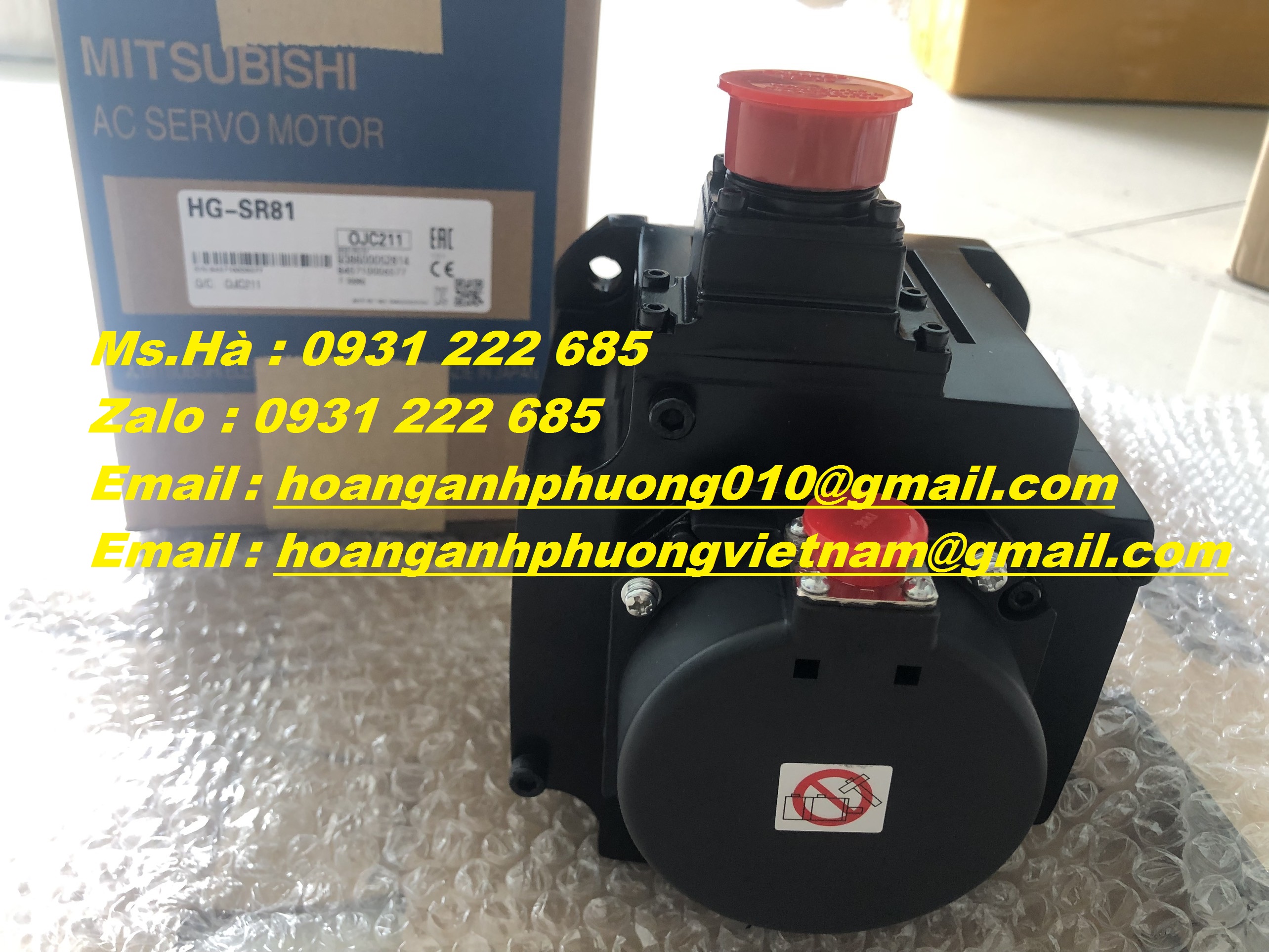 Servo motor mitsubishi HG-SR81 nhập khẩu trực tiếp 