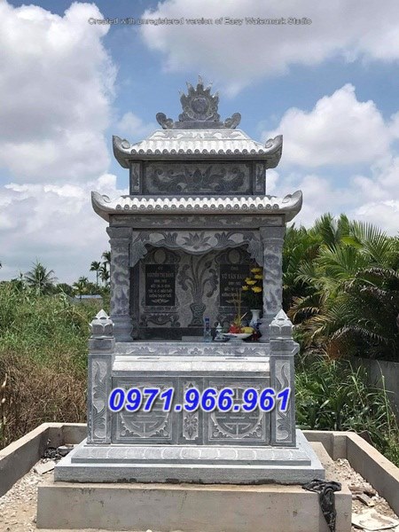 048 > mẫu mộ đôi song thân bằng đá bán khánh hòa