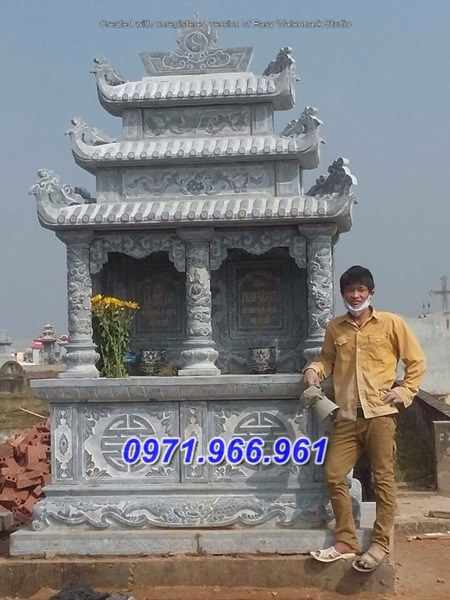 048 > mẫu mộ đôi song thân bằng đá bán khánh hòa