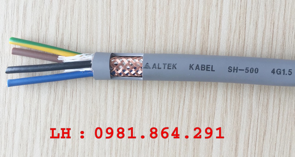 Chuyên cáp điều khiển 4x0.5mm2 chống nhiễu Altek Kabel