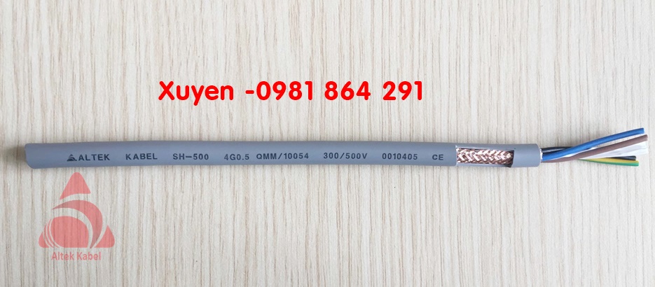 Chuyên cáp điều khiển 4x0.5mm2 chống nhiễu Altek Kabel