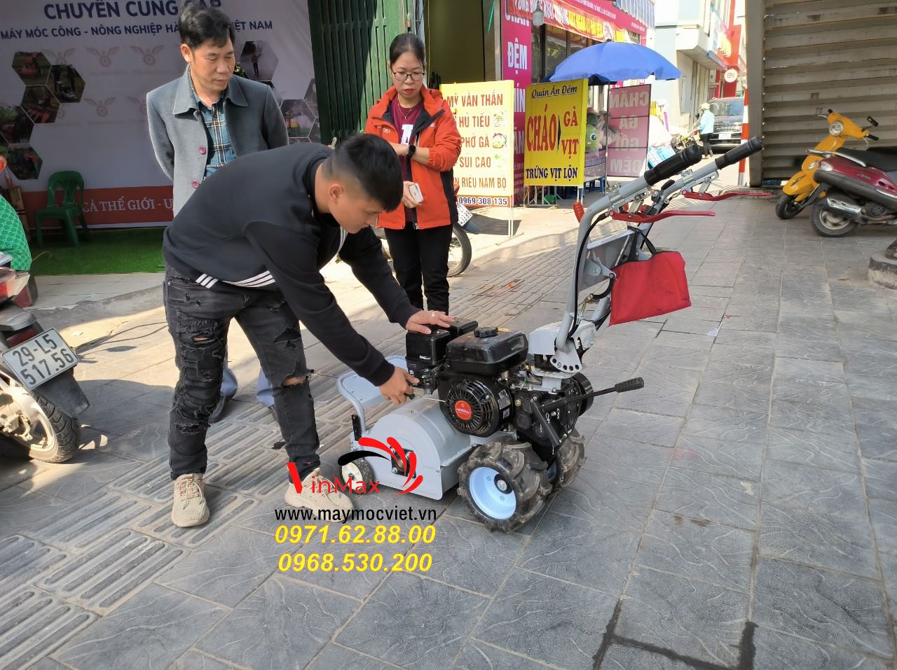 Máy cắt cỏ trục băm Nhật Kawasaki VMTB70