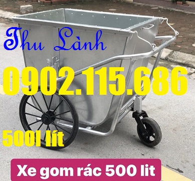 xe gom giác bằng tôn 500 lít kích thước tôn 1320x1050x1030