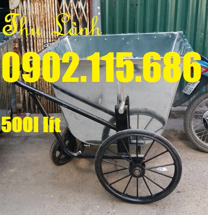 xe gom giác bằng tôn 500 lít kích thước tôn 1320x1050x1030