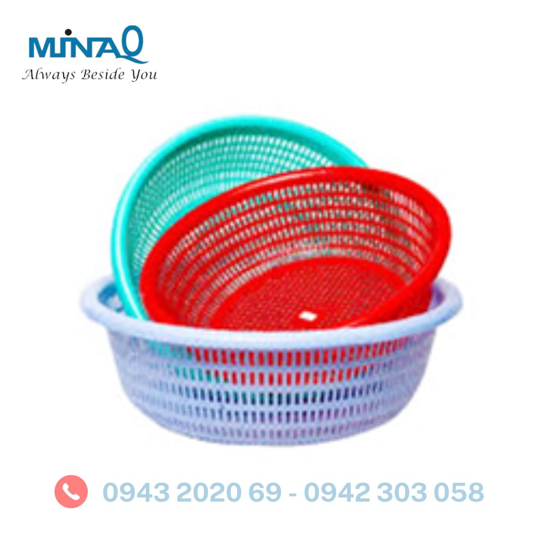 Rổ nhựa vuông, rổ nhựa tròn nhiều kích thước