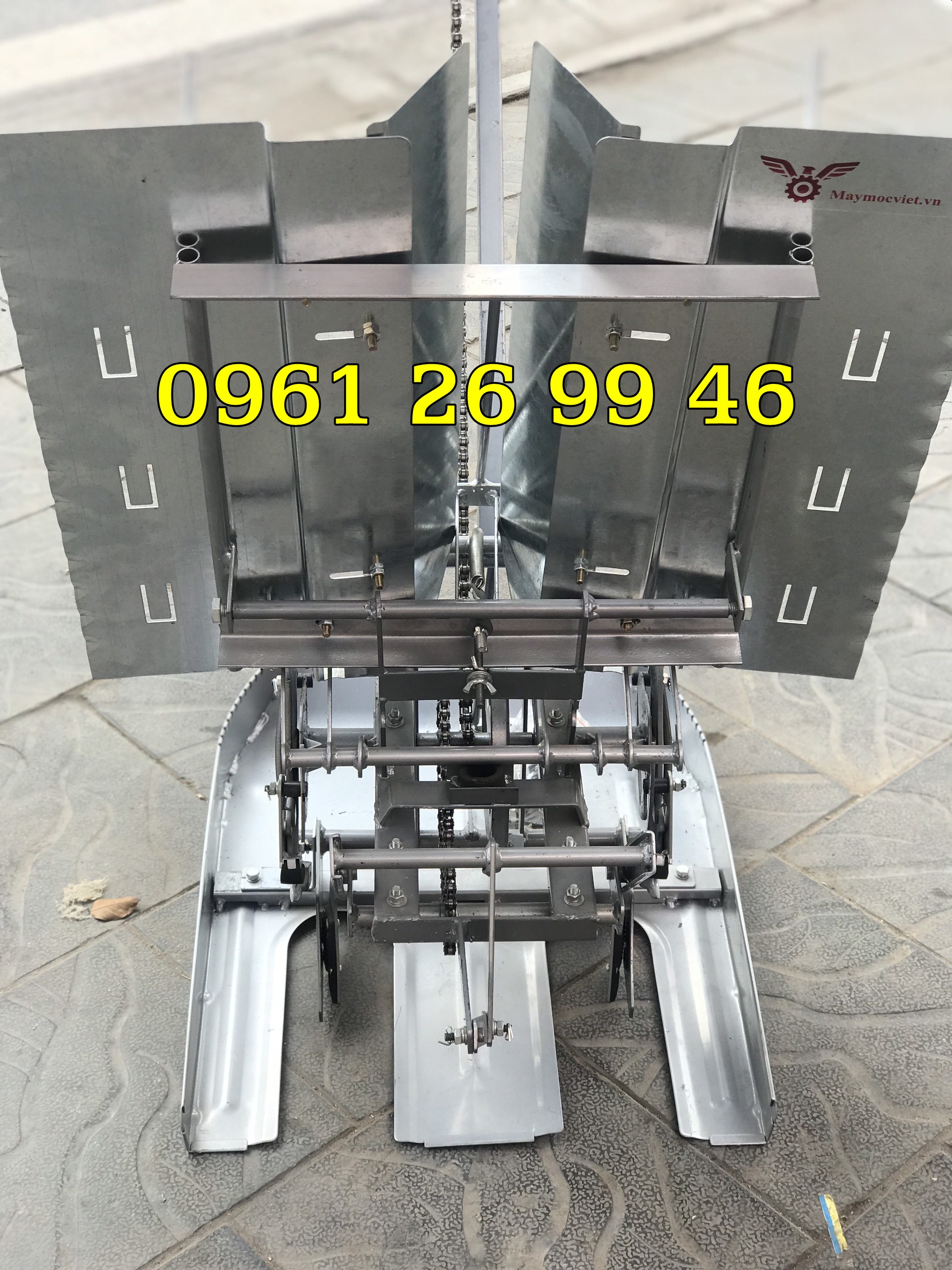 Máy cấy lúa mạ nhổ 2 hàng kéo tay giá tốt sẵn hàng