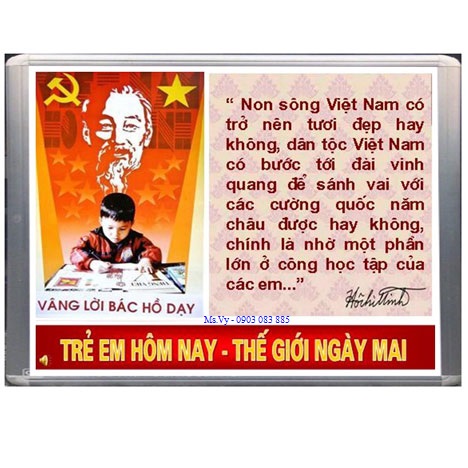 BẢNG TIÊU LỆNH - DÁN PP CÓ IN NON SÔNG VIỆT NAM