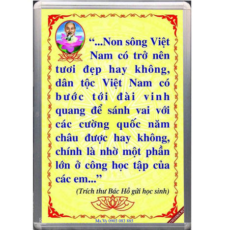 BẢNG TIÊU LỆNH - DÁN PP CÓ IN NON SÔNG VIỆT NAM