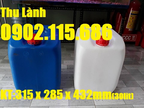 Can nhựa 30 lít Kích thước :315x285x432 mm