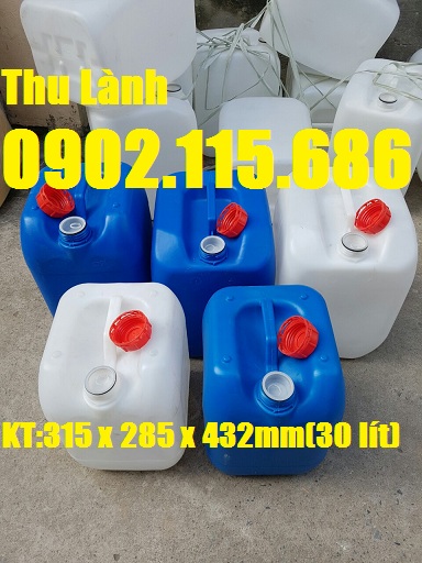 Can nhựa 30 lít Kích thước :315x285x432 mm