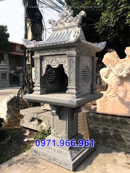 cây hương thờ thần linh đá đẹp bán hải dương + 349