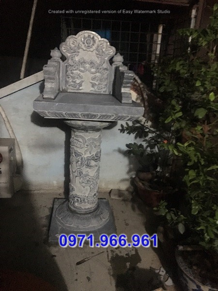 cây hương thờ thần linh đá đẹp bán hải dương + 349