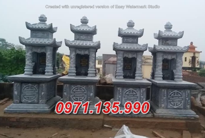 262+ mẫu mộ đá hiên đại hai mái tại tuyên quang