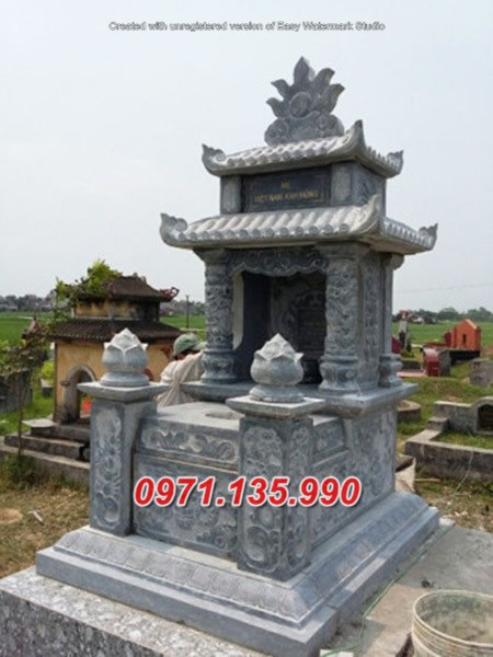 262+ mẫu mộ đá hiên đại hai mái tại tuyên quang