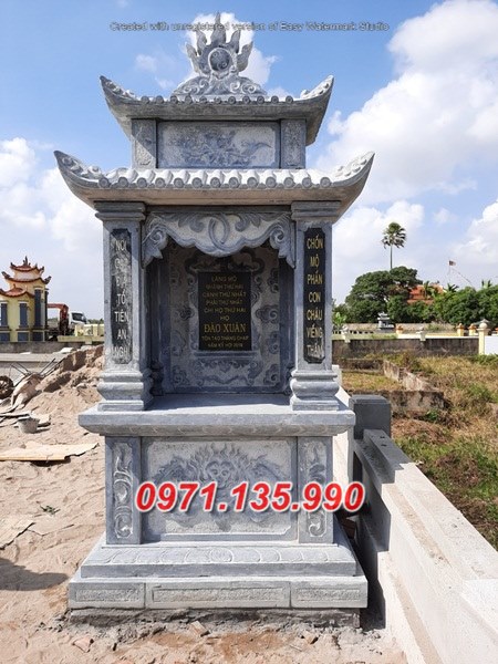 262+ mẫu mộ đá hiên đại hai mái tại tuyên quang