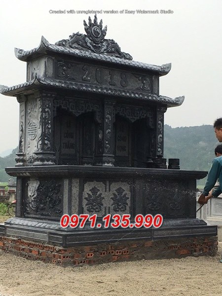 262+ mẫu mộ đá hiên đại hai mái tại tuyên quang