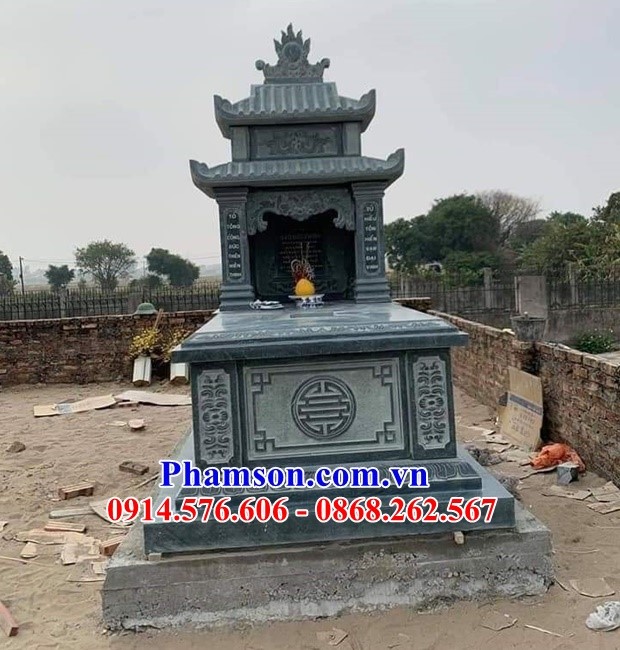 10073  mộ hai mái bằng đá xanh bán Hồ chí minh