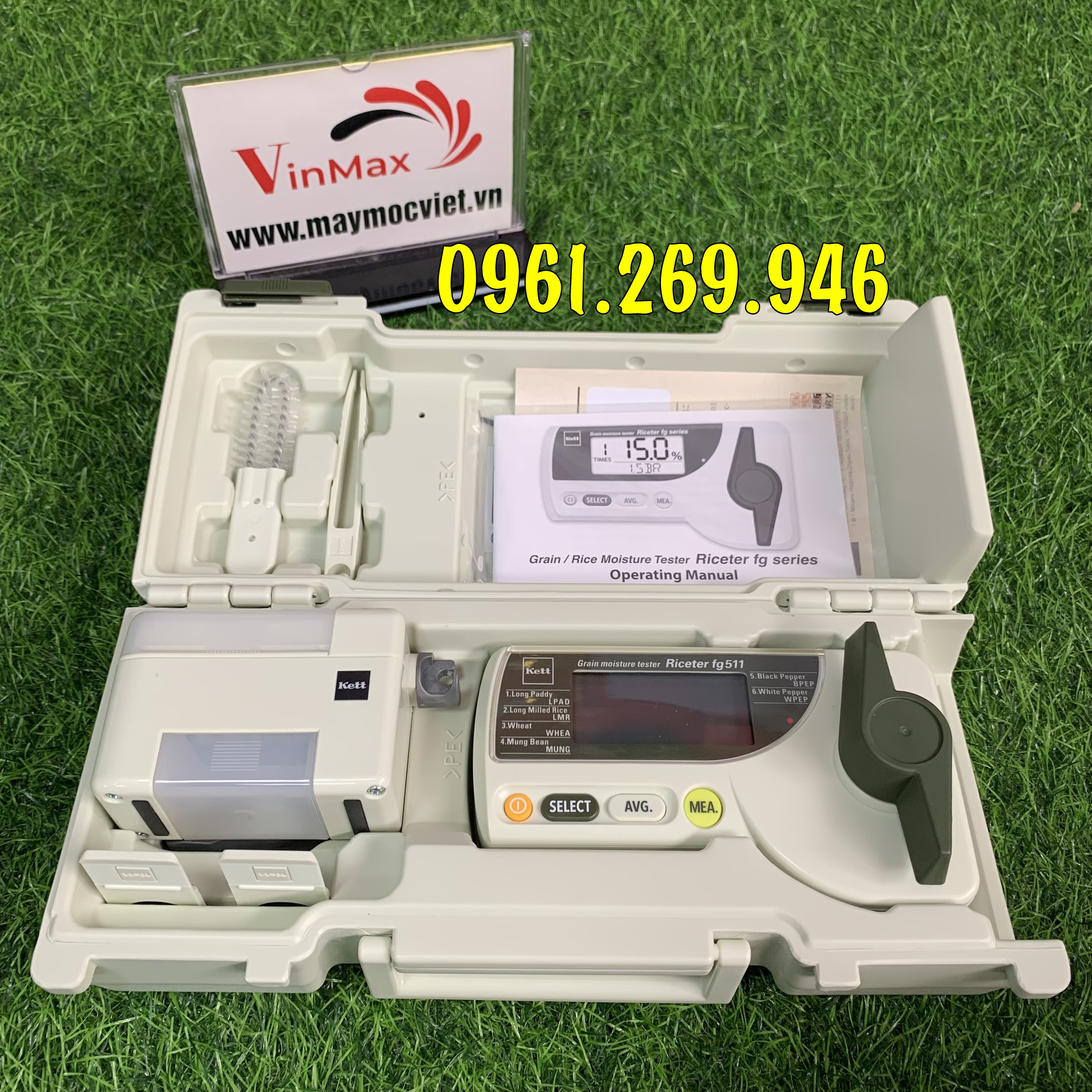 Máy đo độ ẩm nông sản lúa gạo Kett FG511