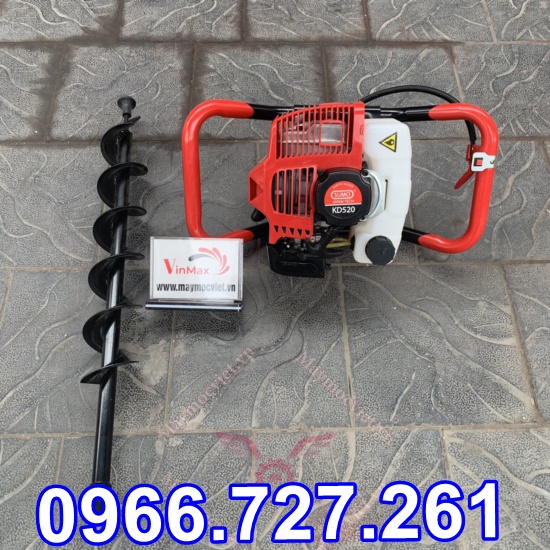 Máy khoan đất đào hố trồng cây 1.8kw tặng kèm mũi khoan