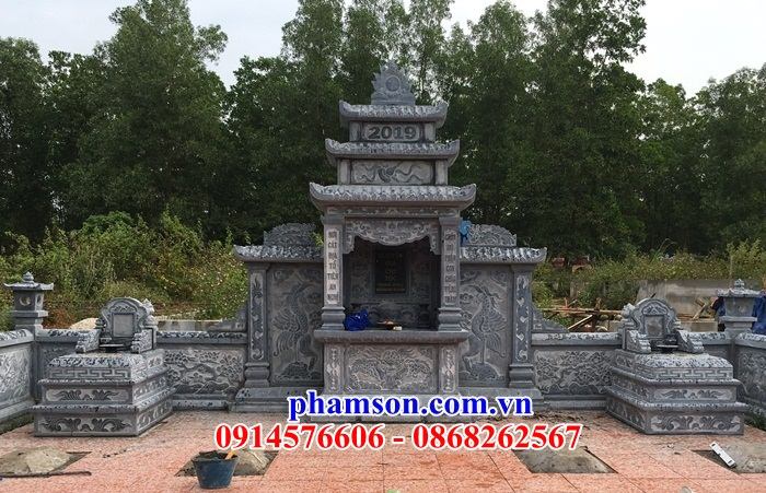 10208  mộ ba mái bằng đá cao cấp đẹp kon tum