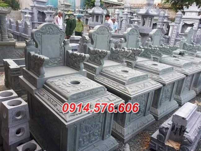 10221 mộ không mái bằng đá đẹp hiện đại đà nẵng