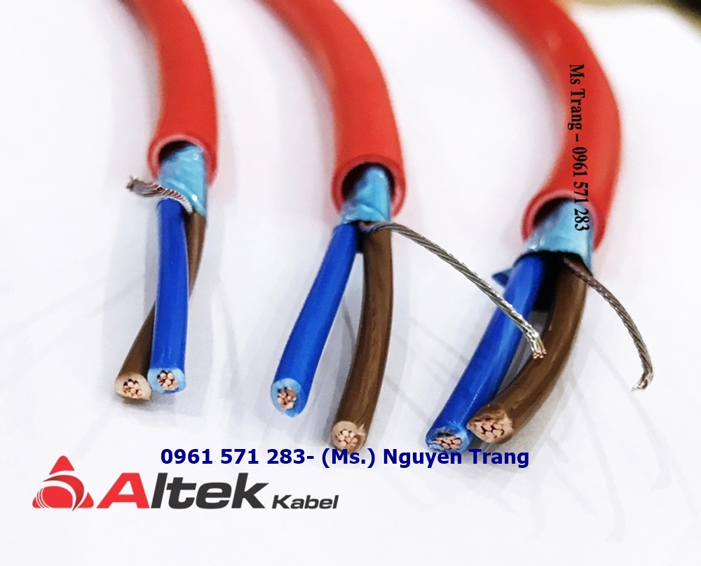 Cáp fire resistant cable, cáp tín hiệu chống cháy 2 lõi