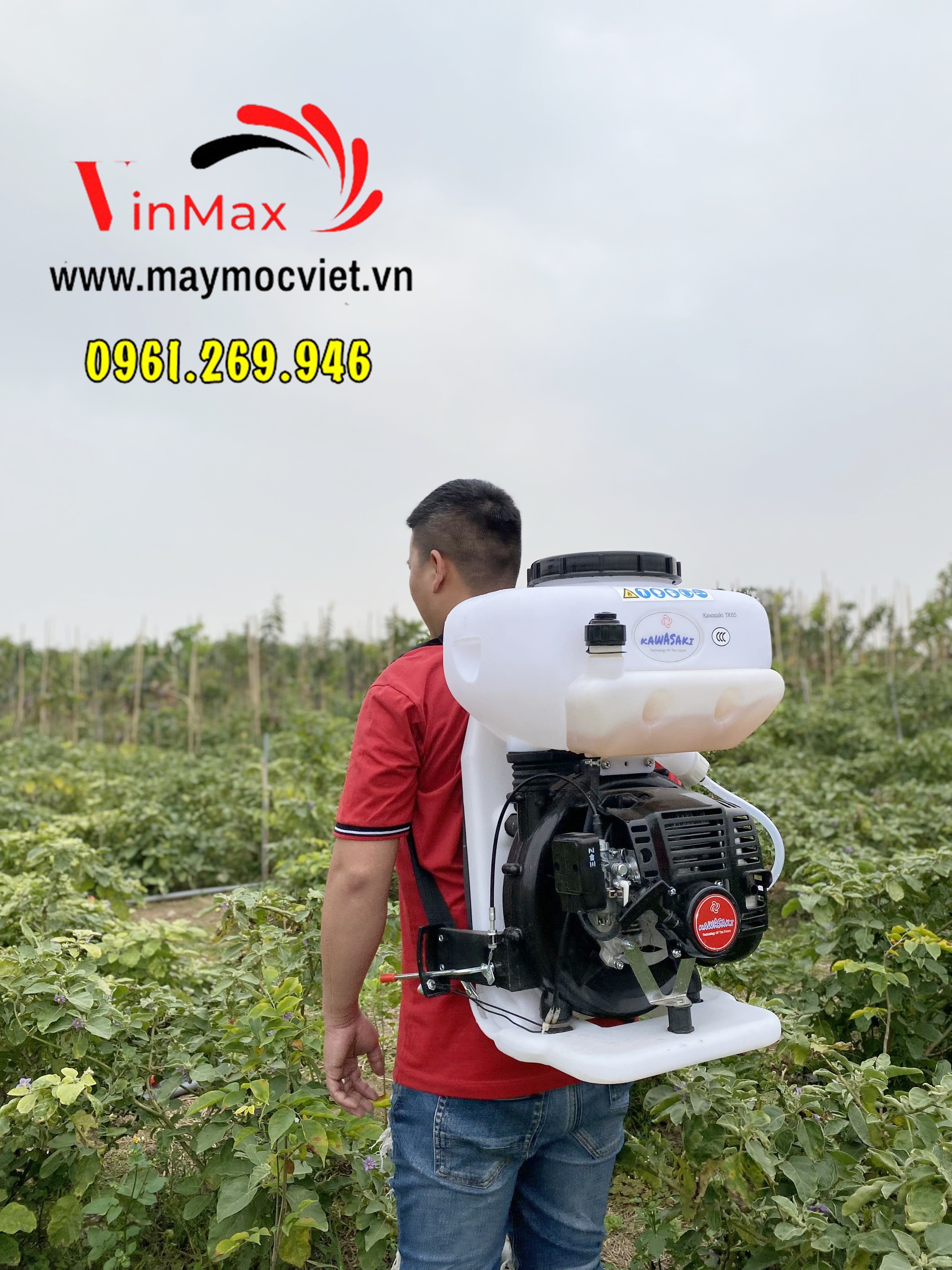 Máy phun khử khuẩn Kawasaki TK65 đa chức năng