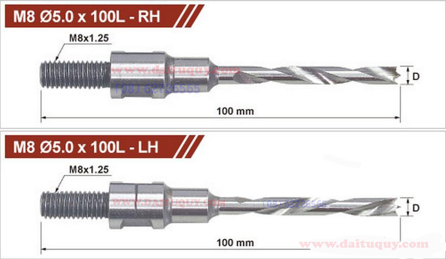 Mũi khoan ren chất lượng cao giá thành ưu đãi tại tphcm