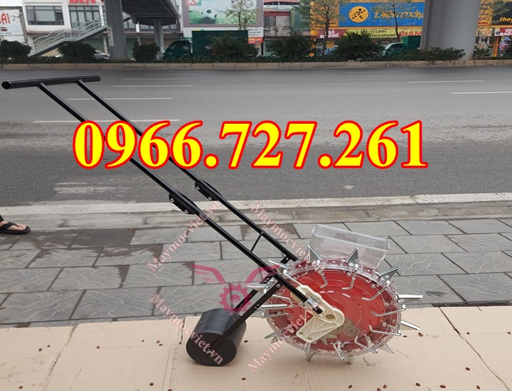 Máy gieo hạt ngô đậu lạc đẩy tay 989 12 răng