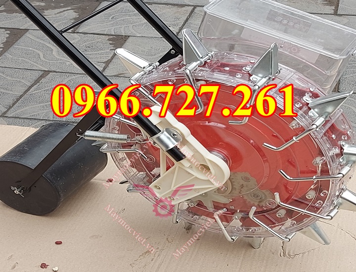 Máy gieo hạt ngô đậu lạc đẩy tay 989 12 răng