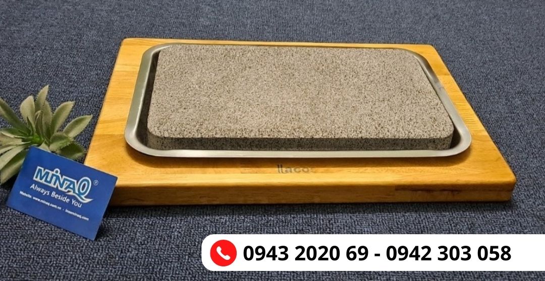 Khay đá nướng thịt, nướng bò chính hãng Lacosa