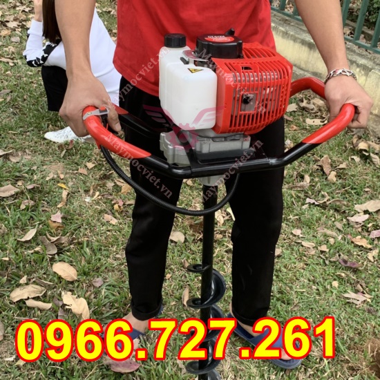 Máy khoan lỗ đất trồng cây cầm tay tiện lợi