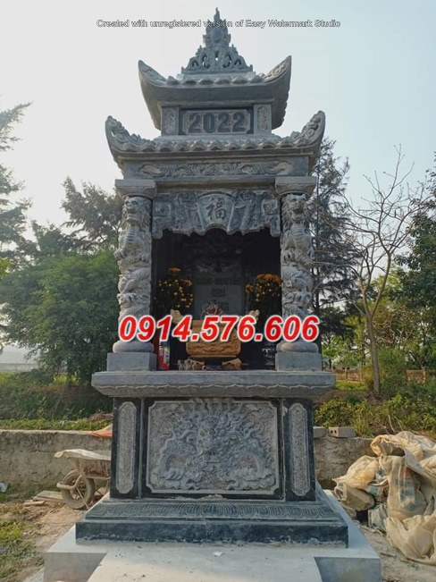 10267 mộ tháp sư trụ trì bằng đá đẹp khánh hòa