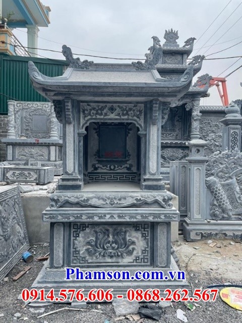10267 mộ tháp sư trụ trì bằng đá đẹp khánh hòa