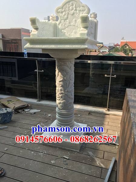 10294 cây hương thờ thiên bằng đá đẹp bạc liêu