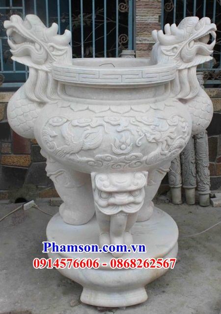10335 lư hương đình chùa bằng đá tại đồng nai
