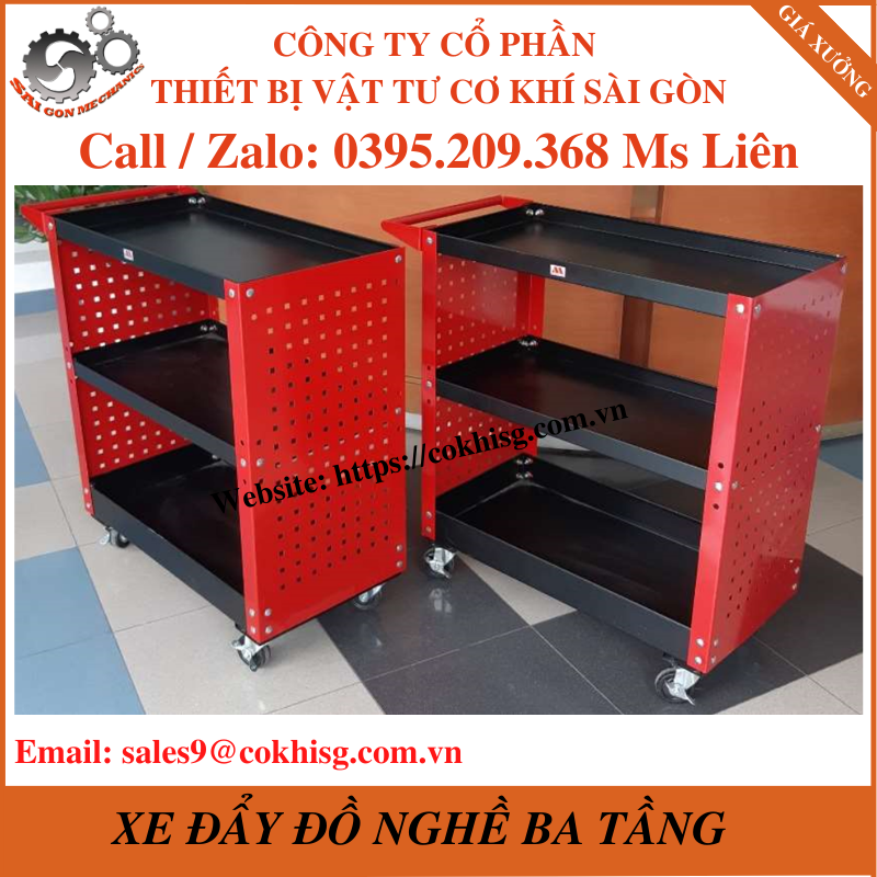 Xe đẩy dụng cụ đồ nghề - Ms Liên CKSG(0395 209 368)