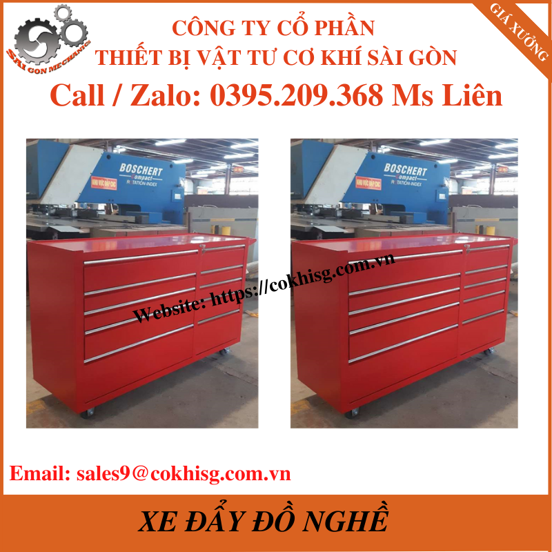 Xe đẩy dụng cụ đồ nghề - Ms Liên CKSG(0395 209 368)