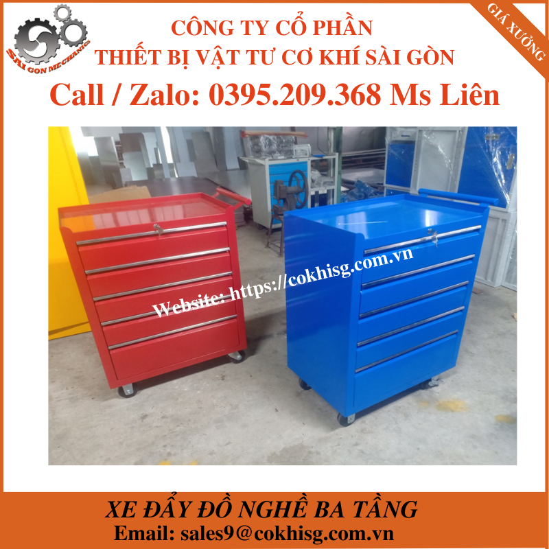 Xe đẩy dụng cụ đồ nghề - Ms Liên CKSG(0395 209 368)