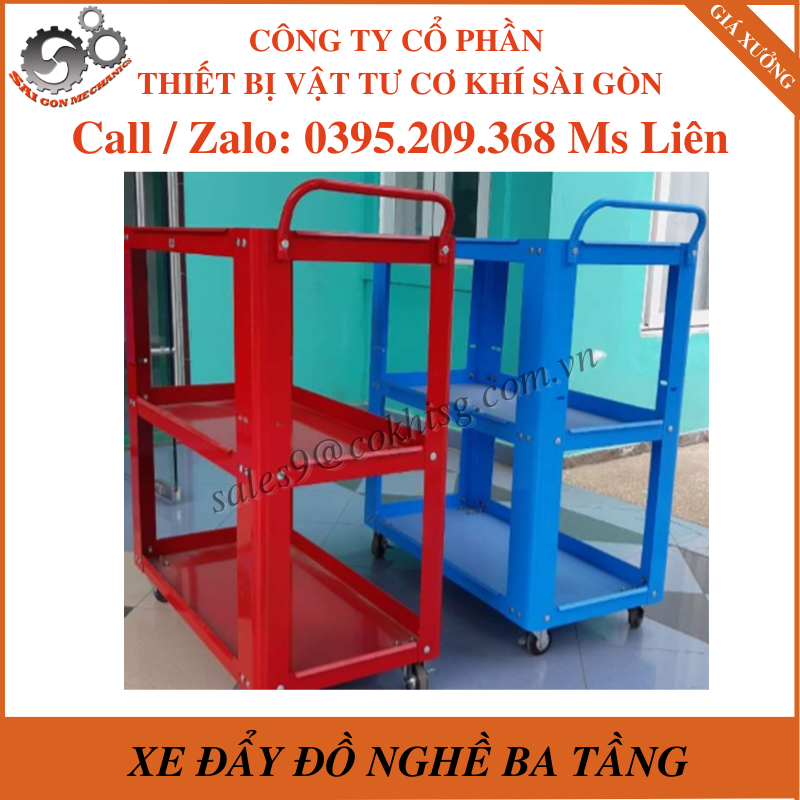 Xe đẩy dụng cụ đồ nghề - Ms Liên CKSG(0395 209 368)