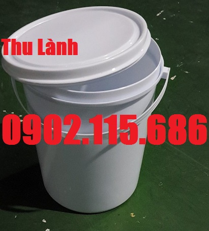 Xô nhựa 18 lít, thùng nhựa 18 lít, xô sơn 18 lít
