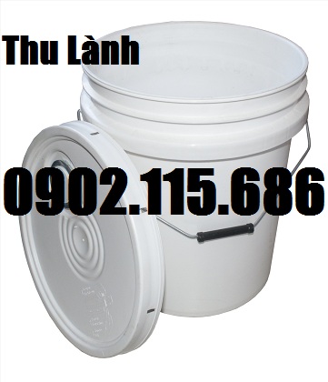 Xô nhựa 18 lít, thùng nhựa 18 lít, xô sơn 18 lít