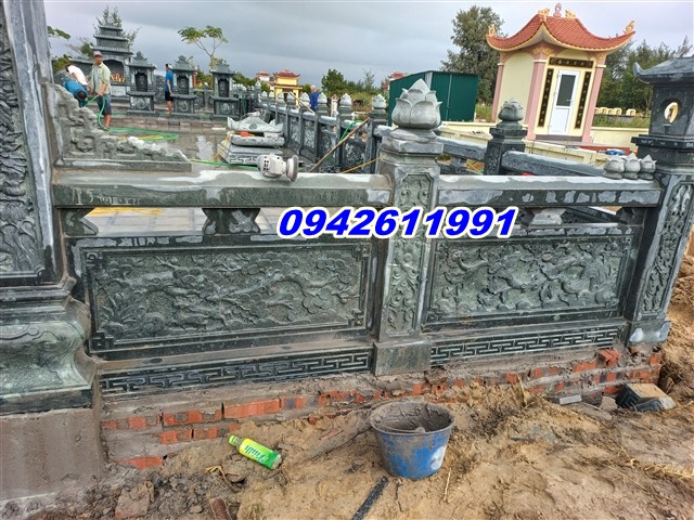 63 + mẫu lan can khu lăng mộ đá bán sóc trăng