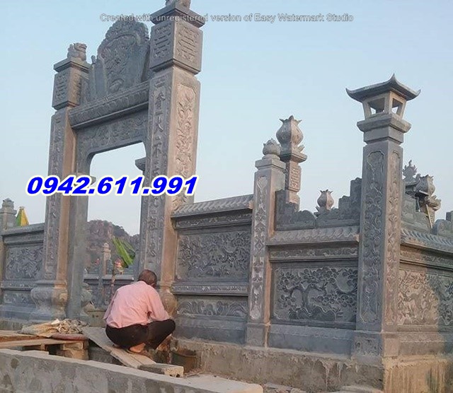 63 + mẫu lan can khu lăng mộ đá bán sóc trăng